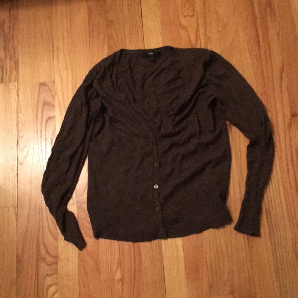 Very soft brown Mossimo boyfriend cardigan